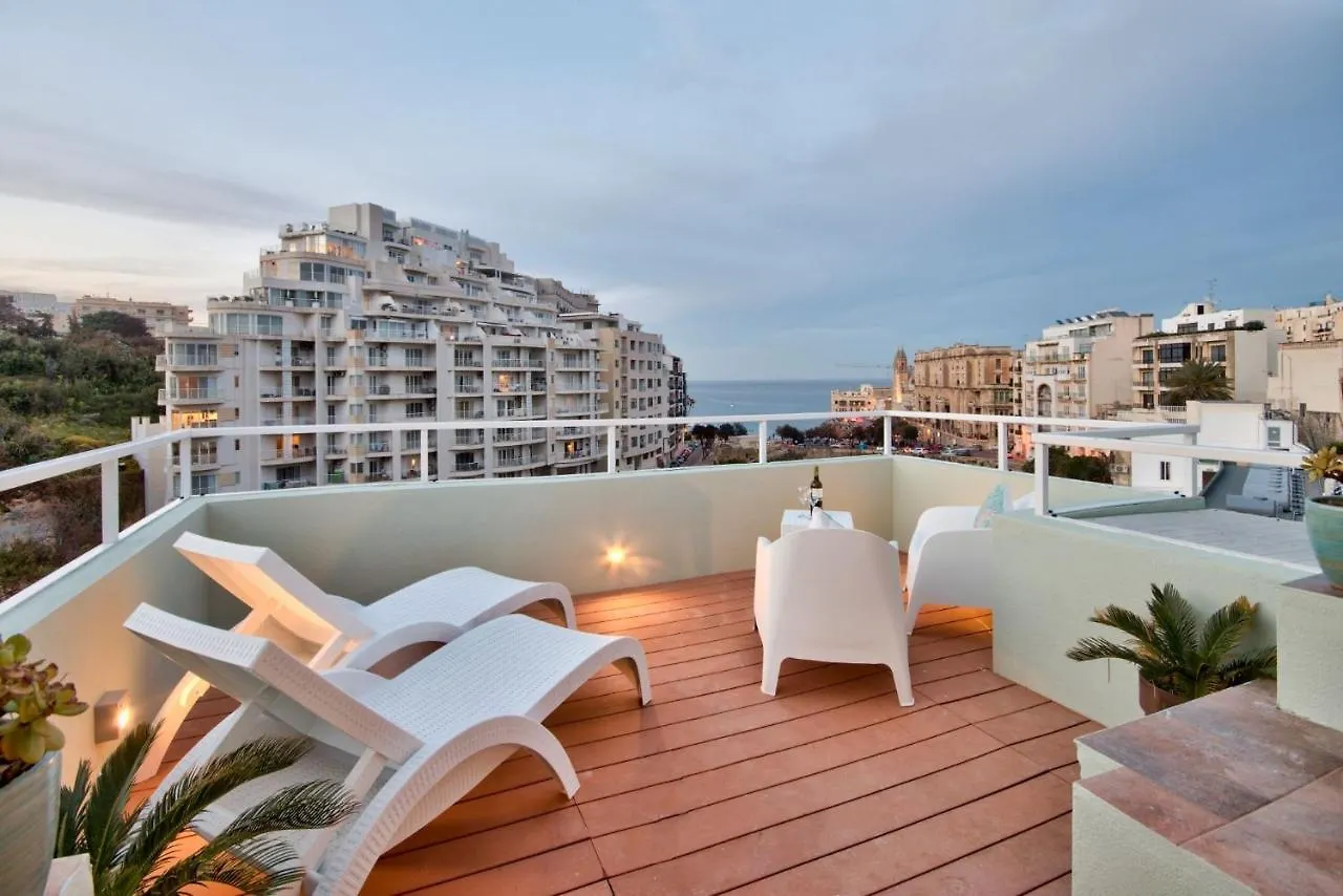 St Julians Seaviews Hilltop House Saint Julian's Apartment